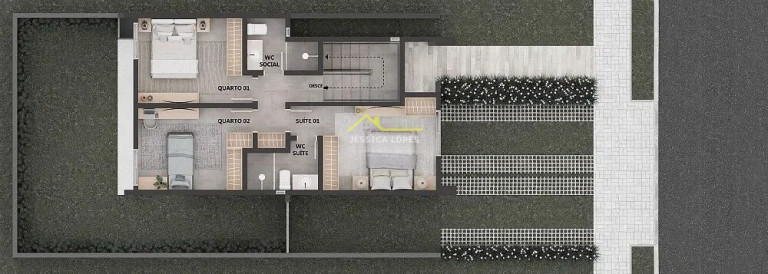 Imagem Casa de Condomínio com 2 Quartos à Venda, 103 m² em Comercial Norte - Bayeux