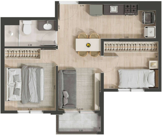 Imagem Apartamento com 2 Quartos à Venda, 36 m² em Bela Vista - São Paulo Imagem Apartamento com 2 Quartos à Venda, 36 m² em Bela Vista - São Paulo