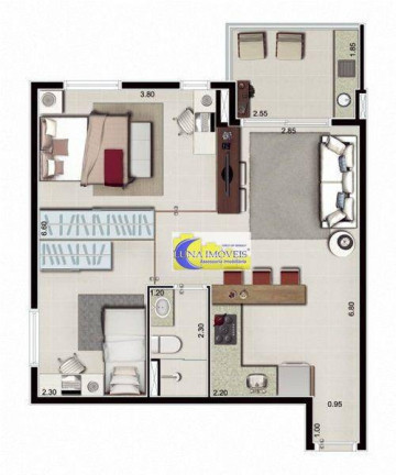 Apartamento com 2 Quartos à Venda, 54 m² em Rudge Ramos - São Bernardo Do Campo