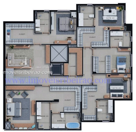 Imagem Apartamento com 4 Quartos à Venda, 227 m² em Bonfim Paulista - Ribeirão Preto Imagem Apartamento com 4 Quartos à Venda, 227 m² em Bonfim Paulista - Ribeirão Preto