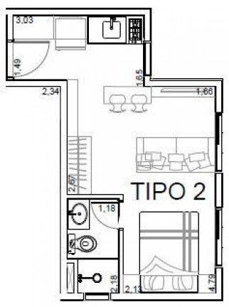 Imagem Imóvel com 1 Quarto à Venda, 24 m² em Pinheiros - São Paulo