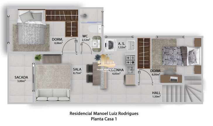 Imagem Casa com 2 Quartos à Venda, 49 m² em Boqueirão - Praia Grande