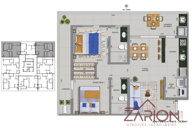 Imagem Apartamento com 3 Quartos à Venda, 44 m² em Itaguá - Ubatuba