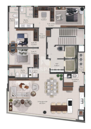 Imagem Apartamento à Venda, 165 m² em Centro - Itajai Imagem Apartamento à Venda, 165 m² em Centro - Itajai