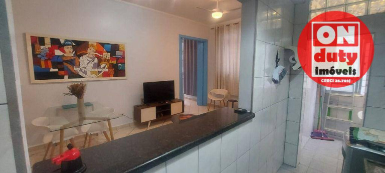 Imagem Apartamento com 1 Quarto à Venda, 55 m² em Boqueirão - Santos Imagem Apartamento com 1 Quarto à Venda, 55 m² em Boqueirão - Santos
