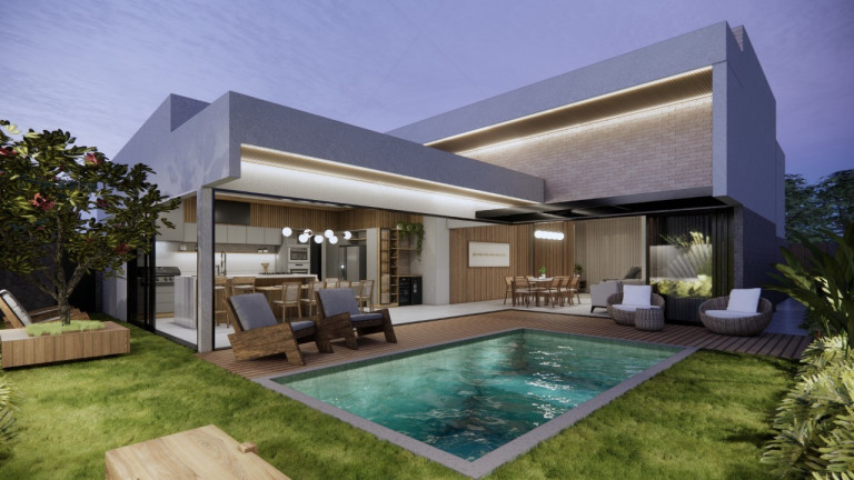 Imagem Casa com 3 Quartos à Venda, 260 m² em Alphaville Nova Esplanada 3 - Votorantim