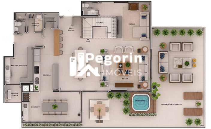 Imagem Cobertura com 4 Quartos à Venda, 284 m² em Campina Do Siqueira - Curitiba