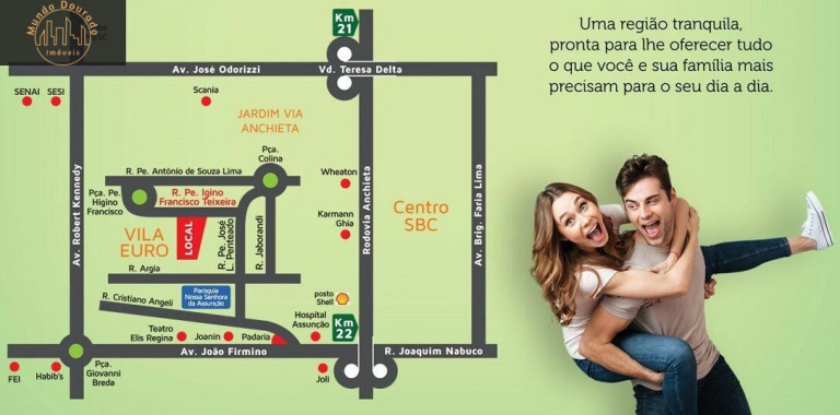 Imagem Apartamento com 2 Quartos à Venda, 54 m² em Assunção - São Bernardo Do Campo