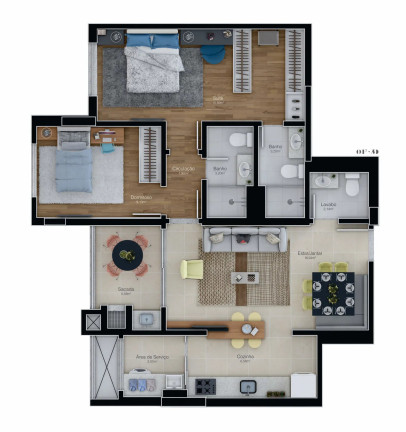 Imagem Apartamento com 2 Quartos à Venda, 87 m² em Agronômica - Florianópolis