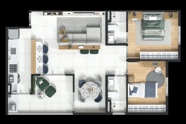 Imagem Apartamento com 3 Quartos à Venda, 70 m² em Baeta Neves - São Bernardo Do Campo