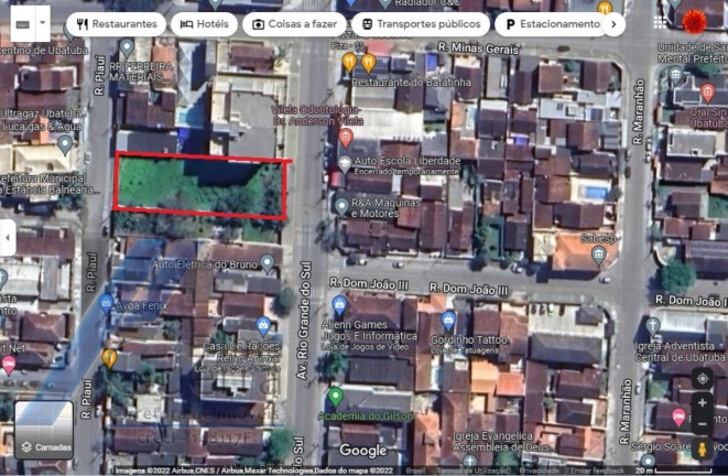 Imagem Terreno à Venda, 1.200 m² em Centro - Ubatuba Imagem Terreno à Venda, 1.200 m² em Centro - Ubatuba