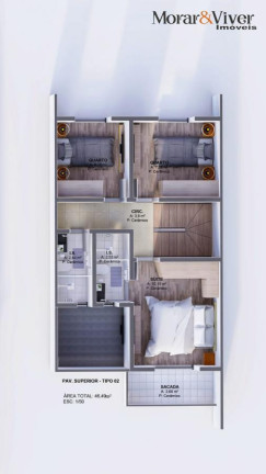 Imagem Sobrado com 3 Quartos à Venda, 110 m² em Uberaba - Curitiba
