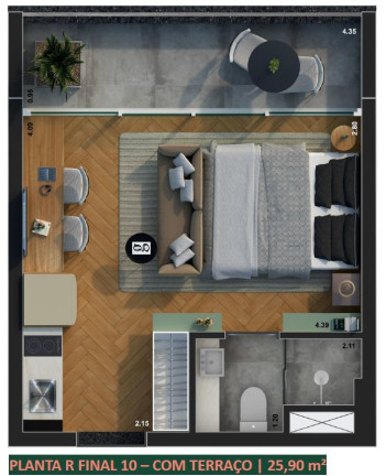 Imagem Imóvel com 1 Quarto à Venda, 22 m² em Vila Clementino - São Paulo