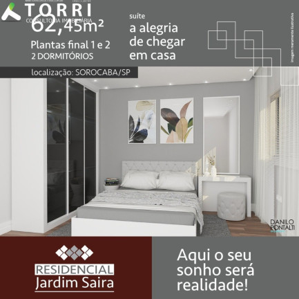 Imagem Apartamento com 1 Quarto à Venda, 43 m² em Jardim Saira - Sorocaba Imagem Apartamento com 1 Quarto à Venda, 43 m² em Jardim Saira - Sorocaba