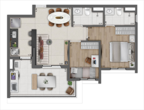 Imagem Apartamento com 2 Quartos à Venda, em Caxingui - São Paulo Imagem Apartamento com 2 Quartos à Venda, em Caxingui - São Paulo