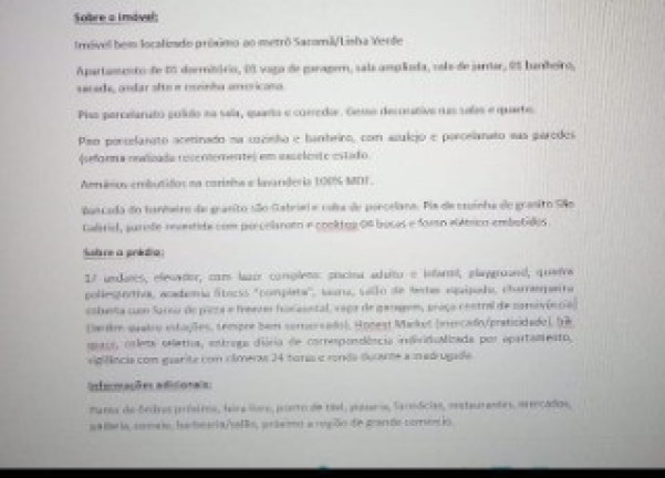 Imagem Apartamento com 1 Quarto à Venda, 50 m² em Sacomã - São Paulo