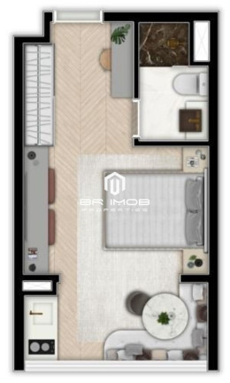 Imagem Imóvel com 1 Quarto à Venda, 23 m² em Alto Da Boa Vista - São Paulo Imagem Imóvel com 1 Quarto à Venda, 23 m² em Alto Da Boa Vista - São Paulo