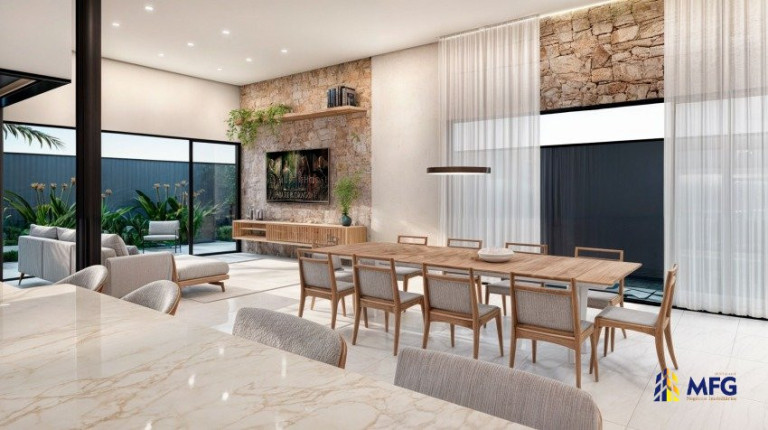 Imagem Casa de Condomínio com 4 Quartos à Venda, 453 m² em Alphaville Nova Esplanada 3 - Votorantim