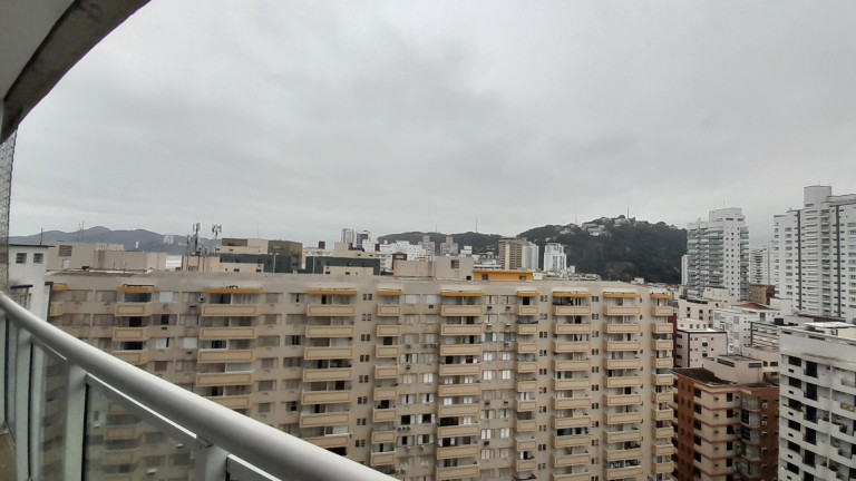Imagem Apartamento com 1 Quarto para Alugar, 41 m² em José Menino - Santos