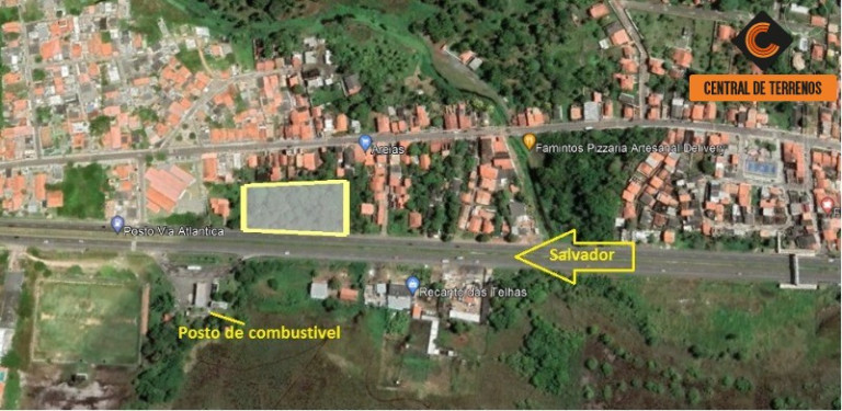 Terreno à Venda, 5.991 m² em Jauá - Camaçari