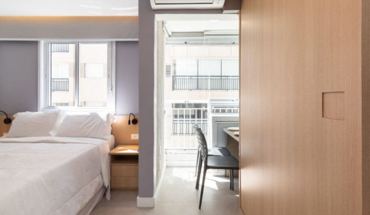 Apartamento com 1 Quarto para Alugar, 20 m² em Bela Vista - São Paulo