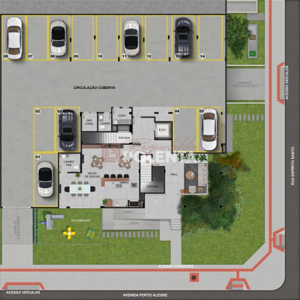 Imagem Apartamento com 2 Quartos à Venda, 76 m² em Brasília - Criciúma Imagem Apartamento com 2 Quartos à Venda, 76 m² em Brasília - Criciúma