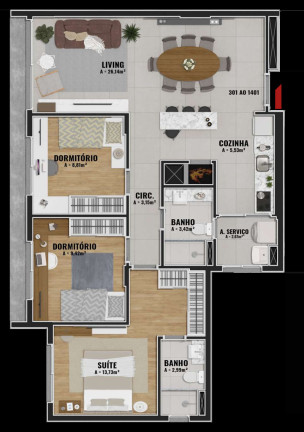Imagem Apartamento com 2 Quartos à Venda, 61 m² em Jardim Botânico - Porto Alegre