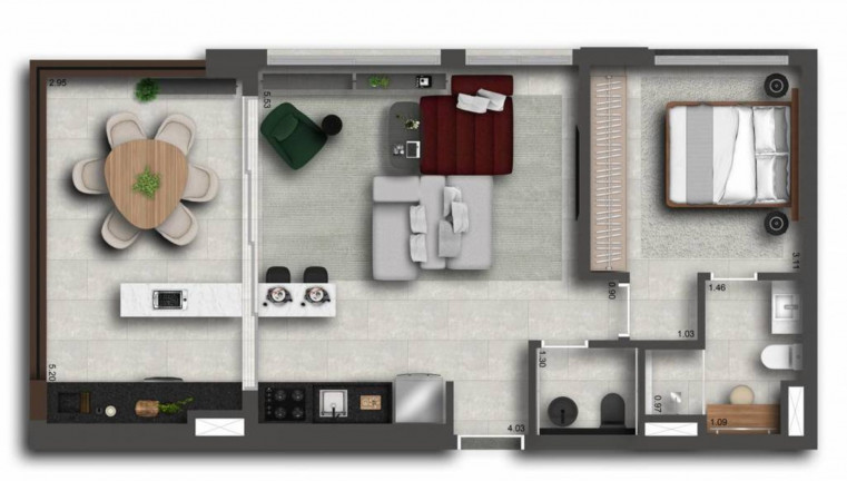 Imagem Imóvel com 1 Quarto à Venda, 38 m² em Paraíso - São Paulo