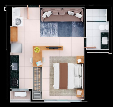 Imagem Apartamento com 1 Quarto à Venda, 45 m² em Setor Bueno - Goiânia