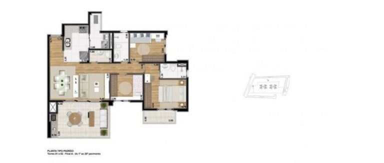 Imagem Apartamento com 3 Quartos à Venda, 102 m² em Tatuapé - São Paulo Imagem Apartamento com 3 Quartos à Venda, 102 m² em Tatuapé - São Paulo
