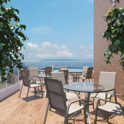Imagem Apartamento com 1 Quarto à Venda, 60 m² em Vila Guilhermina - Praia Grande