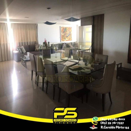 Apartamento com 4 Quartos à Venda, 288 m² em Cabo Branco - João Pessoa