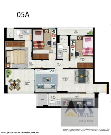 Imagem Imóvel com 3 Quartos à Venda, 85 m² em Praia Itaparica - Vila Velha Imagem Imóvel com 3 Quartos à Venda, 85 m² em Praia Itaparica - Vila Velha