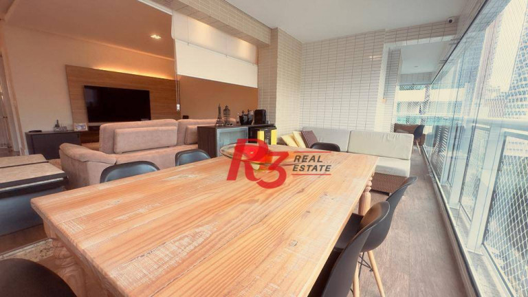 Apartamento com 3 Quartos à Venda, 181 m² em Gonzaga - Santos