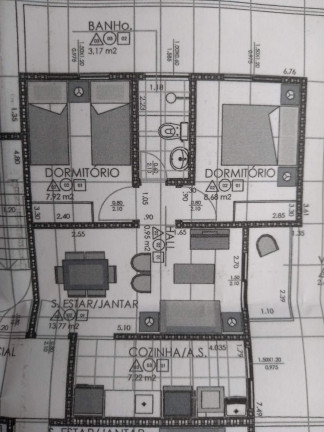 Imagem Apartamento com 2 Quartos à Venda, 48 m² em Vila Industrial - Bauru