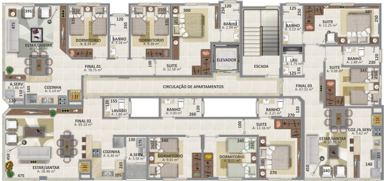 Imagem Apartamento com 2 Quartos à Venda, 88 m² em Navegantes - Capão Da Canoa Imagem Apartamento com 2 Quartos à Venda, 88 m² em Navegantes - Capão Da Canoa