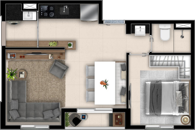 Imagem Apartamento com 1 Quarto à Venda, 34 m² em Limão - São Paulo