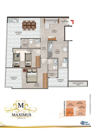 Imagem Apartamento com 2 Quartos à Venda, 100 m² em Praia Do Morro - Guarapari Imagem Apartamento com 2 Quartos à Venda, 100 m² em Praia Do Morro - Guarapari