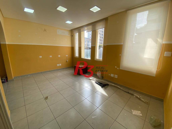 Imagem Sala Comercial para Alugar, 80 m² em Gonzaga - Santos Imagem Sala Comercial para Alugar, 80 m² em Gonzaga - Santos
