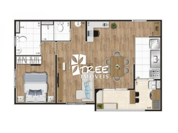 Imagem Apartamento com 2 Quartos à Venda, 5.500 m² em Vila São João - Guarulhos