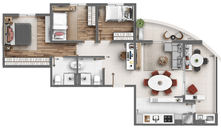 Imagem Apartamento com 3 Quartos à Venda, 60 m² em Freguesia Do ó - São Paulo Imagem Apartamento com 3 Quartos à Venda, 60 m² em Freguesia Do ó - São Paulo