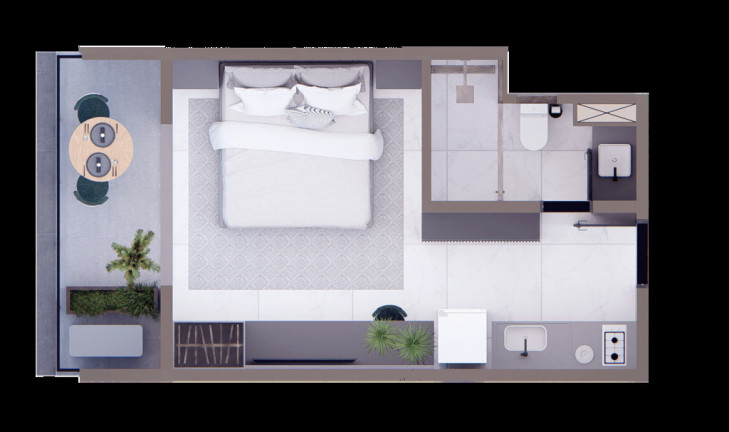 Imagem Imóvel com 1 Quarto à Venda, 56 m² em Manaíra - João Pessoa Imagem Imóvel com 1 Quarto à Venda, 56 m² em Manaíra - João Pessoa