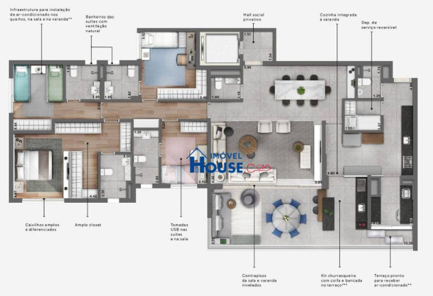 Imagem Apartamento com 4 Quartos à Venda, 186 m² em Campo Belo - São Paulo Imagem Apartamento com 4 Quartos à Venda, 186 m² em Campo Belo - São Paulo