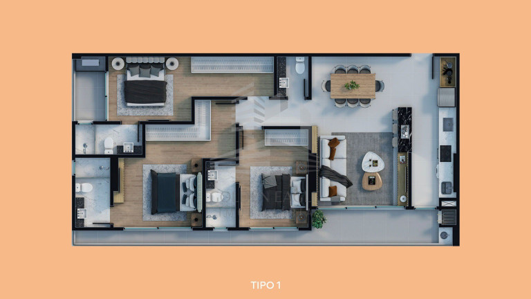 Imagem Apartamento com 2 Quartos à Venda, 93 m² em Perequê - Porto Belo
