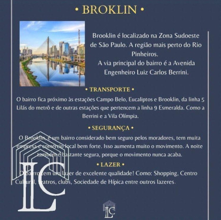 Imagem Apartamento com 1 Quarto para Alugar, 34 m² em Brooklin - São Paulo Imagem Apartamento com 1 Quarto para Alugar, 34 m² em Brooklin - São Paulo