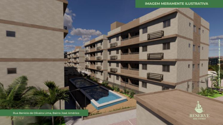 Apartamento com 2 Quartos à Venda, 49 m² em Cidade Dos Colibris - João Pessoa