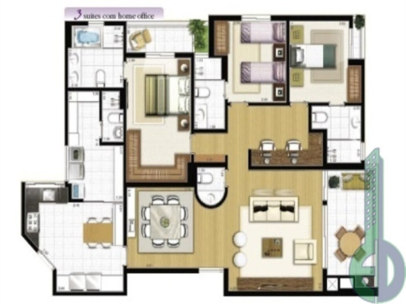 Imagem Imóvel com 4 Quartos à Venda, 156 m² em Santa Paula - São Caetano Do Sul Imagem Imóvel com 4 Quartos à Venda, 156 m² em Santa Paula - São Caetano Do Sul
