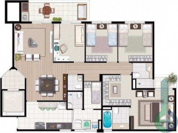 Imagem Imóvel com 3 Quartos à Venda, 118 m² em Vila Bastos - Santo Andre Imagem Imóvel com 3 Quartos à Venda, 118 m² em Vila Bastos - Santo Andre