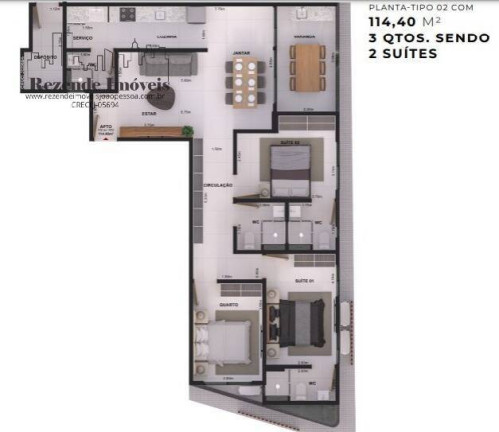 Imagem Apartamento com 3 Quartos à Venda, 114 m² em Jardim Oceania - João Pessoa Imagem Apartamento com 3 Quartos à Venda, 114 m² em Jardim Oceania - João Pessoa