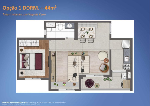 Imagem Apartamento com 2 Quartos à Venda, 34 m² em Butantã - São Paulo